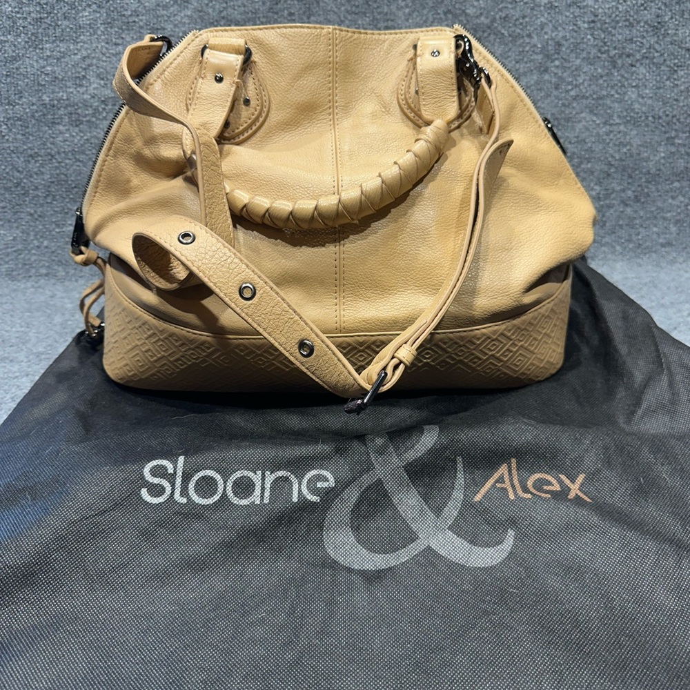 Tan Leather Satchel bag RB0132